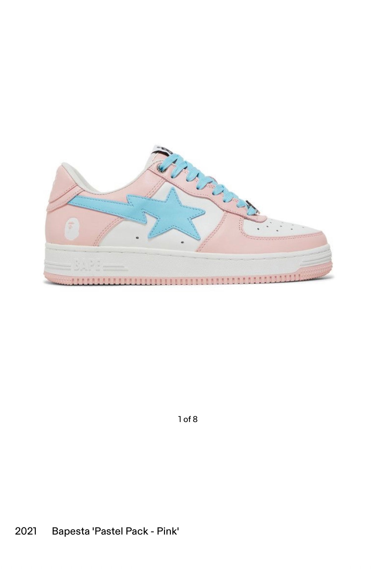 Bapesta Pastel pack pink