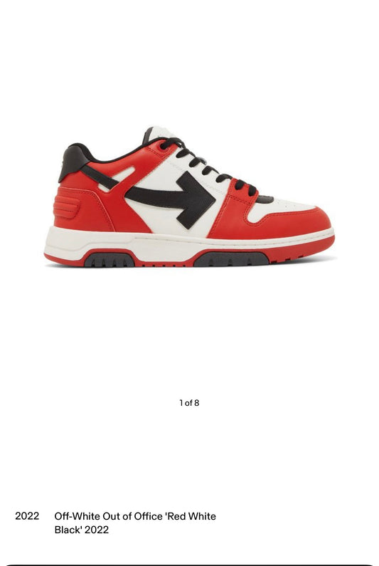 Off-White Out of Office Red White
Black