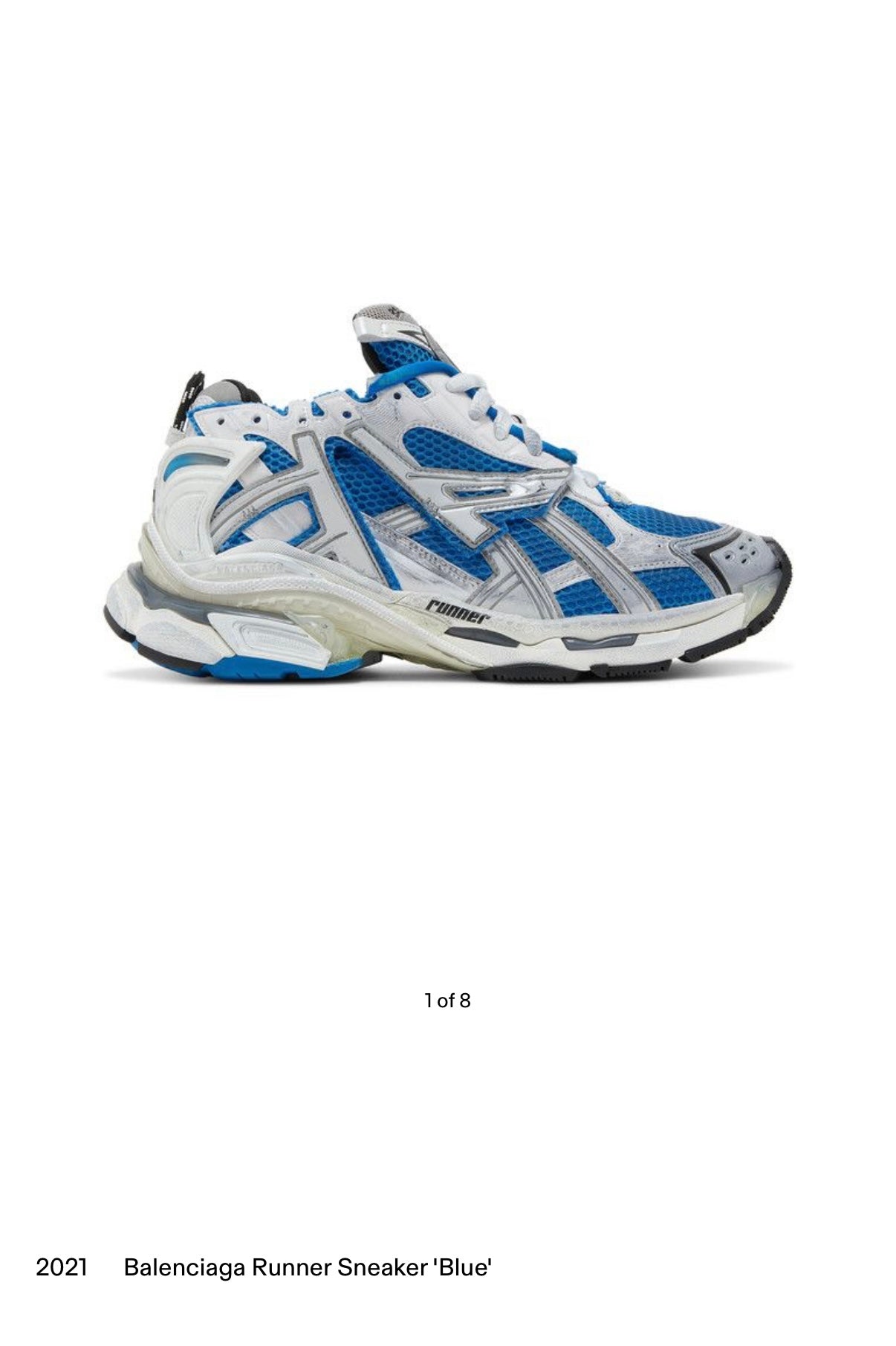 Balenciaga Runner Sneaker Blue