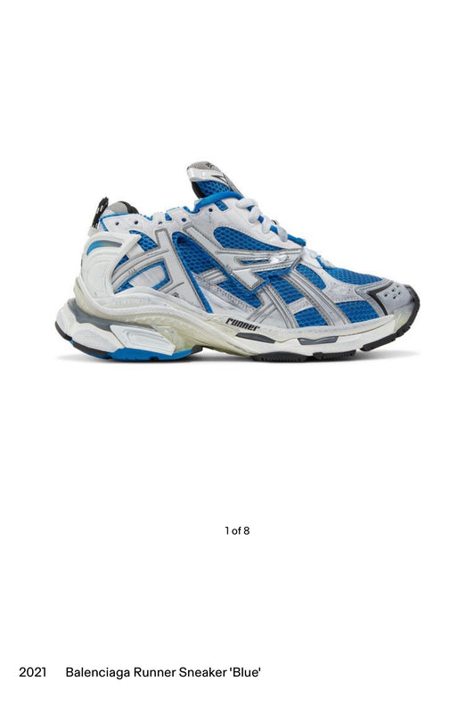 Balenciaga Runner Sneaker Blue